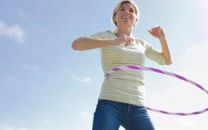 Hoop exercises for children and adults